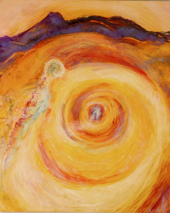 Out Of Body, oil on canvas, 60x50 inches, by Marius Starkey