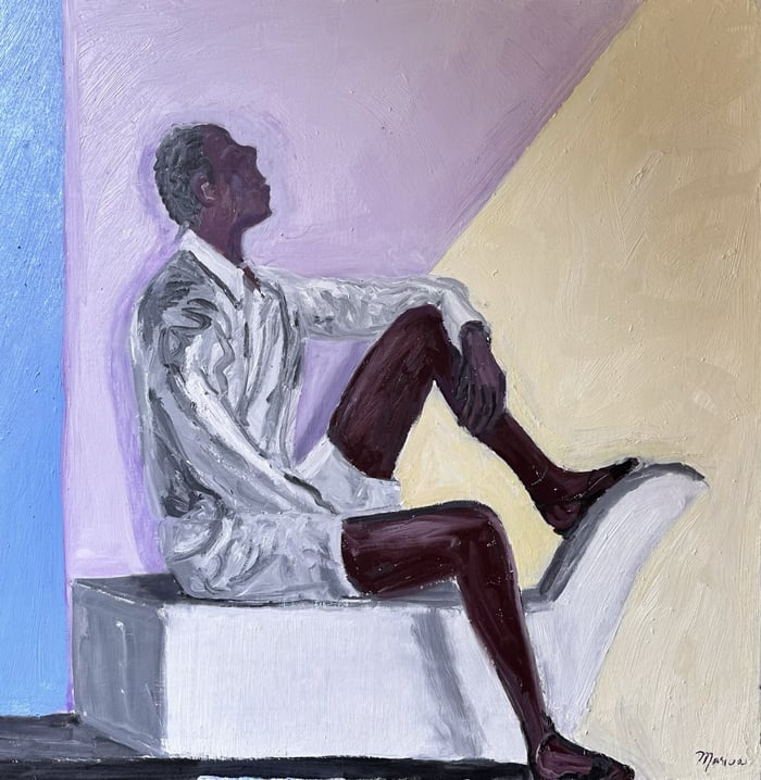 My Friend, 30x40 inches, by Marius Starkey